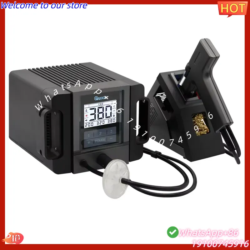 2026 QUICK TV2 はんだ除去ステーション、強力な - Desoldering Pump Electric Vacuum Station のレビューと価格